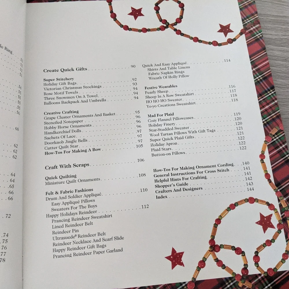 Christmas Handcrafts Paperback Book